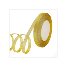 Parlak Simli Organze Kurdele, 1 Cm X 23 Mt - Altın 0 - 99