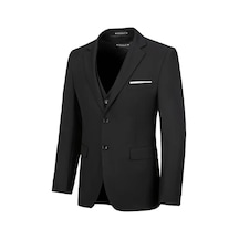 Suitmen Erkek Lacivert Silim Fitt Yelekli Takım Elbise Bgl-st04304 Siyah Suitmen Erkek Lacivert Silim Fitt Yelekli Takım Elbise Bgl-st04304 Siyah