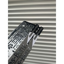 Vipplaka Mercedes Uyumlu Ortası Mat Plakalık