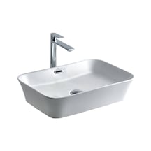 Lena - Tezgah Üstü Porselen Lavabo - E-4160 Beyaz
