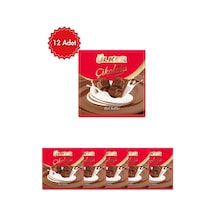Ülker Çikolatalı Sütlü Kare 60 G X 12 Adet Çoklu Paket Atıştırmalık Çikolata Ekonomik Kutu