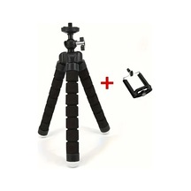 Chenkestoreone Siyah Tutucu 1 Adet Ahtapot Telefon Ve Kamera Sehpası Dayanıklı Katlanır Ayaklı Masaüstü Desteği Siyah Tutucu