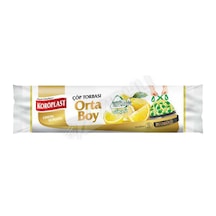4 Adet Koroplast Extra Güçlü Orta Limon Çöp Torbası