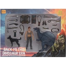 Kadın Figürlü Dinozor Set-mega