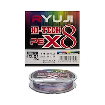 Ryuji X8 150m 0.21mm Multi Color İp Misina