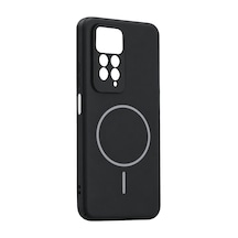 Xiaomi Redmi Note 11 Pro Mika Pc Magsafe Kapak - Siyah Çok Renkli