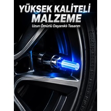 4 Adet Led Lastik Sibop Işığı Otomobil İçin Hareket Sensörlü Renkli