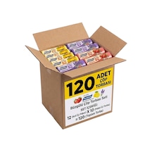 Polmix Büzgülü Çöp Torbası Orta Boy 12 Paket Toplam 120 Adet Çilek, Limon Ve Lavanta Kokulu 55x60 Cm Dayanıklı Ve Sızdırmaz