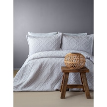 Bedline Tek Yatak Örtüsü Çift Kişilik Zen Gri 230x240 Cm Gri