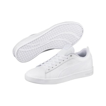 Puma Smash Wns V2 L 365208 04 Unisex  Sneaker Ayakkabı Beyaz 36-40,5 Beyaz
