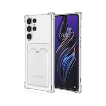 Samsung Galaxy Uyumlu S24 Ultra Kılıf Kart Şeffaf Silikon - Şeffaf Bzsxx00 1