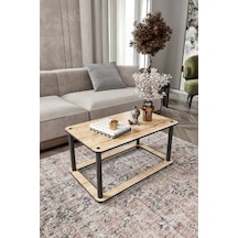 Hole Masivo Orta Sehpa 68x42 Dikdörtgen Safir Meşe