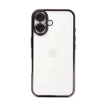 Newface Apple İphone 16 Plus Kılıf Razer Lensli Silikon - Mor