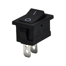 Kare On-off Işıksız Yükseltici Anahtar Yaylı Siyah 2 Pinli Işıksız Yaylı Switch 5 Adet