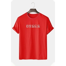 Uyguntarz Unisex Osaka Tasarım Tshirt Kırmızı
