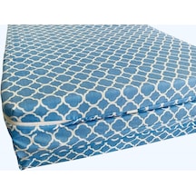 Katlanır Yer Yatağı Sünger Yatak Mavi Çatı 80x180 Cm-6 Cm Tek Kişilik