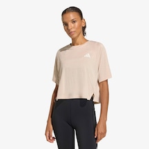 Adidas Adi365 Soft Touch Kadın Bej Koşu T-shirt Jy7421 Bej