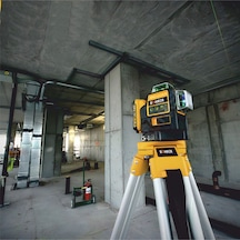 Böhrer Hb0077t Yeşil Işık Profesyonel Çift Akülü , 12 Satır 360 Derece 4 Köşe Lazer Hizalama Makinesi
