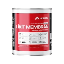 Alkoru Süper Likit Membran Kauçuk Ve Elyaf Katkılı Sıvı Su Yalıtım Malzemesi 1, Kilogram