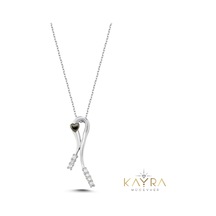 Lades Pırlanta Taşlı Kolye Pk03