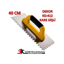 Dekor Hassan Seramik Malası Kare Dişli 40 CM