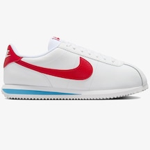 Nike Cortez Womens Leather Sneaker White Hakiki Deri Günlük Spor Ayakkabı Beyaz