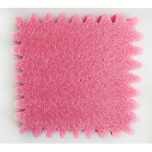 ORGANZE FİLELİ KARE TÜL PEMBE 24 CM PK:100