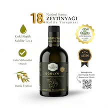 Egelya Bebek Zeytinyağı 500 Ml 0,2 Asit, Ödüllü, Natürel Sızma Ek Gıdaya Geçişe Uygun, Bebek Masaj Yağı