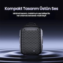 Clip 5w Klipsli Su Geçirmez Taşınabilir Mini Bluetooth Hoparlör Kahverengi