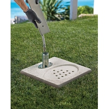 Bahçe Çeşmesi Beton Tabanı - Gri