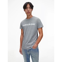 Calvin Klein Calvın Kleın Erkek T-shırt J30j307855-039 Gri