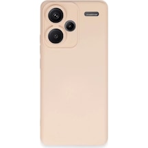 Newface Xiaomi Redmi Note 13 Pro Plus Kılıf Nano İçi Kadife Silikon - Pudra Çok Renkli