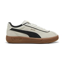 Puma 40071801 Club Klassıka Sd Whıte Black Gold Kadın Sneaker Bej