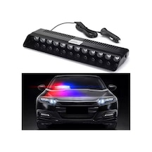 S12 Çakar Çakmaklık Girişli 12 Ledli Kırmızı-beyaz-mavi