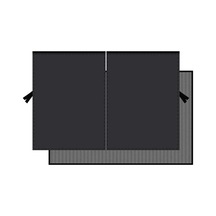 Araba Manyetik Yaz Güneşi Koruma Yalıtım Gizlilik Perdesi, Özellikler: Arka Cam Kare