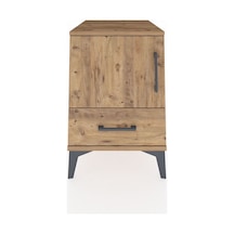 Kronos Komodin 2 Raflı Tek Çekmeceli Tek Kapaklı 44x59x64 Çam-çam Atlas Çam
