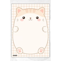 A5 Bloknot Çizgisiz Defter - 50 Yaprak - Memopad - Notepad - Not Defteri - Not Kağıdı - 3721 Çok Renkli