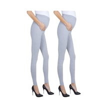 Luvmabelly Myra8001 8009 Beli Ayarlanabilir Hamile Tayt Seti-gri - Gri