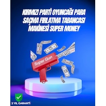 Dolar Boyutunda Kâğıt Atışı Yapan Pil İle Çalışan Oyuncak Tabanca "