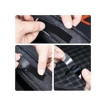 Araç Ev Ofis Çok Amaçlı Kaydırmaz Çift Taraflı Cırt Velcro Bant 16 Lı Set 23x70mm Siyah 1