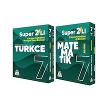Örnek Akademi 7.sınıf Süper İkili Matematik Ve Türkçe Seti 2 Kitap