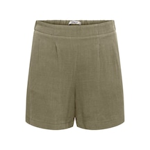 Only Onlsıesta Hw Sımple Lınen Bl Shorts Pnt Kadın Yeşil Şort - 15370395