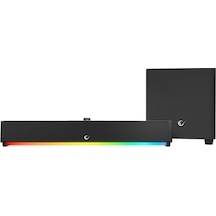 Rampage Rm-1 Soundwave Plus Siyah 2x15 Watt+34 Watt Bt+usb+aux+tf Kartlı Gaming Soundbar