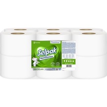 Selpak Professional Recycled İçten Çekmeli Tuvalet Kağıdı 12'li