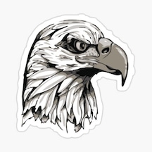 Araba Için Kartal Oto Sticker Yapıştırması Etiket 17Cm Zz6