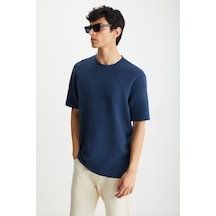 Grımelange Ramadanp003 Erkek Lacivert T-shirt
