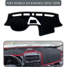 Fıat Doblo D3 Kapaklı 2013-15 Modellerine Uyguntorpido Koruma Halısı Gri Kenar