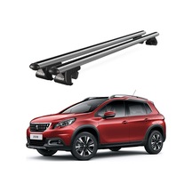 Venüs Peugeot 2008 2013-2020 Uyumlu Gri Ara Atkı Port Bagaj Tavan Barı