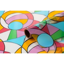 Bigpoint Yapışkanlı Folyo 2m Vitray Desen No:60 X 12 Rulo