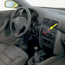 Audi A3 97-00 Kırmızı Üçgen Dörtlü Flaşör İkaz Düğmesi 8l0941509h